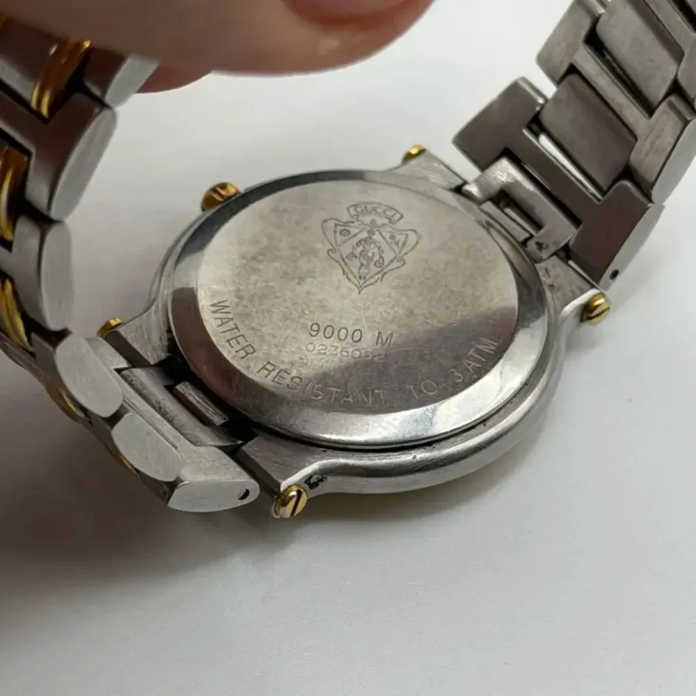 Vintage Gucci 9000M Two-Tone Quartz Men's Watch